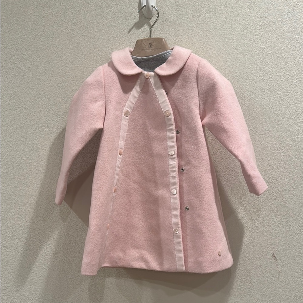 Baby Dior Pink Kids Coat in size 36